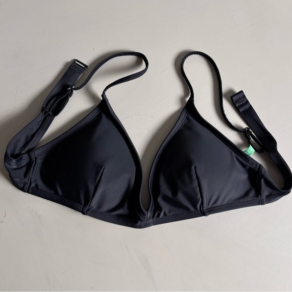 J. Crew No Tie Triangle Cup Sleek French Bikini Top - Picture 3 of 9